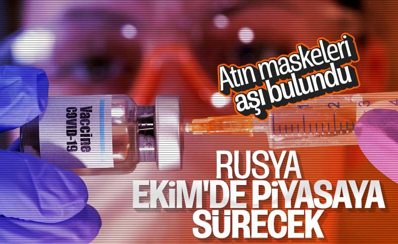 Rusya korona aşısını ekim ayında piyasaya sürecek