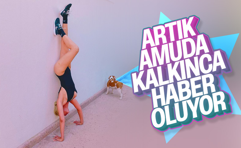 Helin Avşar amuda kalktı