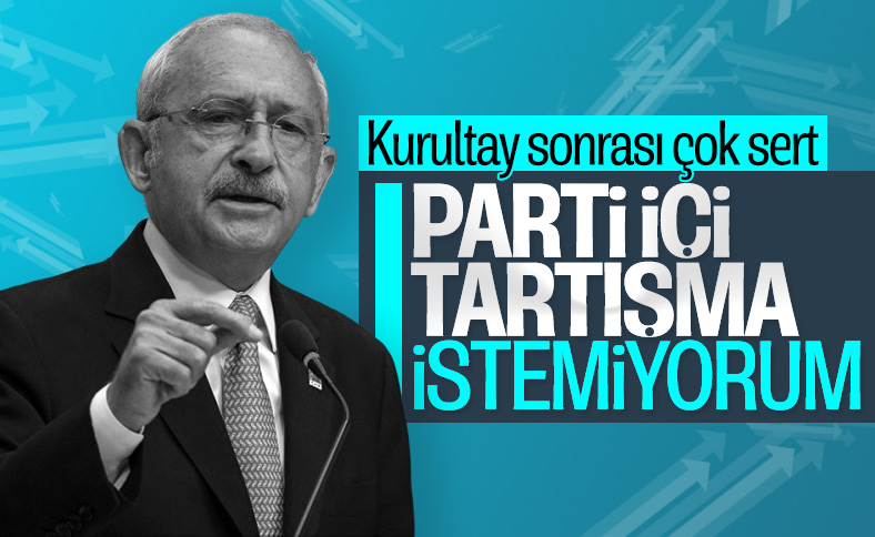 Kemal Kılıçdaroğlu partisini kurultay sonrası uyardı