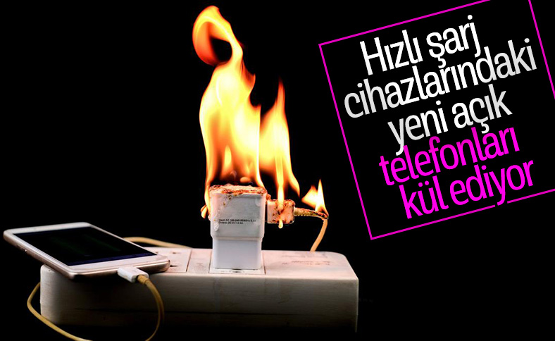 Hızlı şarj cihazlarındaki açık telefonunuzu yakabilir