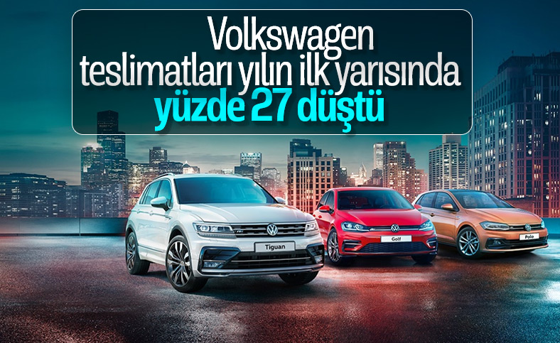 Volkswagen, teslimatlarda yüzde 27 düşüş yaşadı
