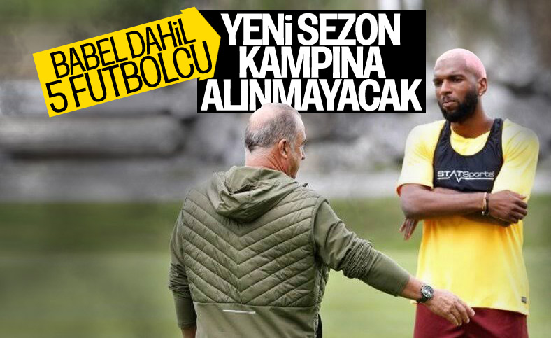Galatasaray'da kamp kadrosuna alınmayacak isimler