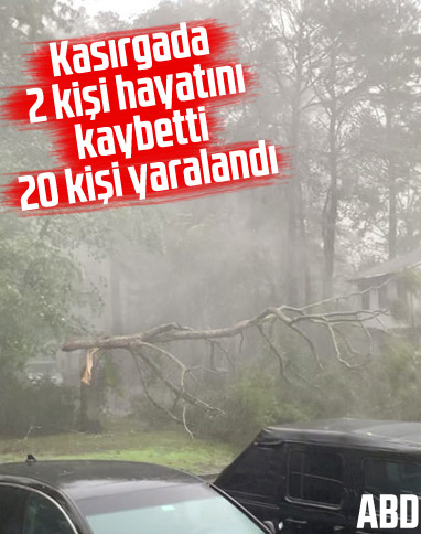 ABD'de çıkan kasırgada 2 kişi hayatını kaybetti