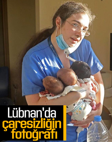 Lübnan'daki patlama sonrası hemşirenin zor anları