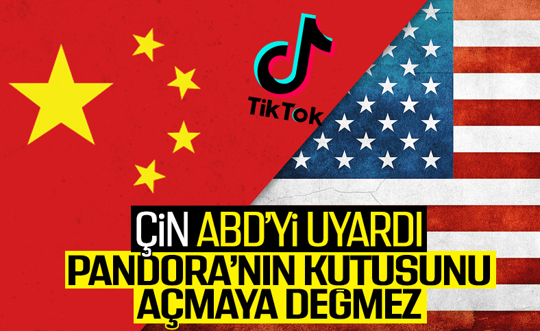 Çin TikTok tartışmasında ABD'yi uyardı