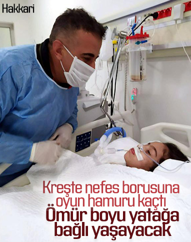 Hakkari'de 7 yaşındaki Mukaddes yataktan kalkamayacak