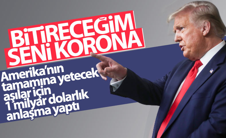 ABD ilaç şirketiyle 1 milyar dolarlık aşı anlaşması yaptı