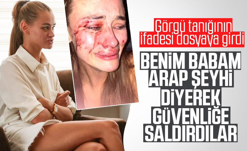 Ukraynalı modelin darp olayında görgü tanığı ifadesi