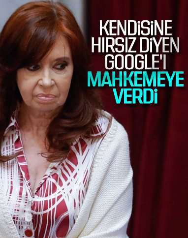 Arjantin Devlet Başkan Yardımcısı, Google'a dava açtı