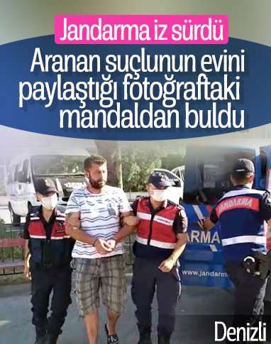 Denizli'de 1 yıldır aranan suçluyu paylaşımı ele verdi