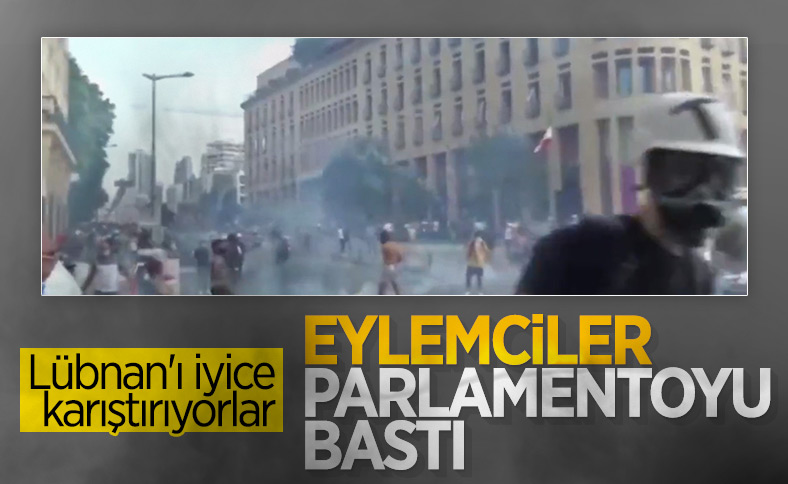 Lübnan'da göstericiler parlamento binasına yürüdü