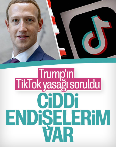 Zuckerberg: TikTok yasağı konusunda endişeliyim
