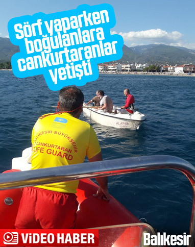 Balıkesir'de cankurtaranlar 4 kişiyi kurtardı