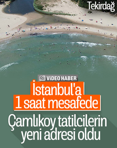 Çamlıkoy, tatilcilerin uğrak noktası oldu
