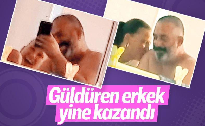Serenay Sarıkaya ile Cem Yılmaz tatilde