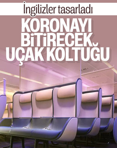 İngiliz tasarımcılardan koronayı öldüren uçak koltuğu