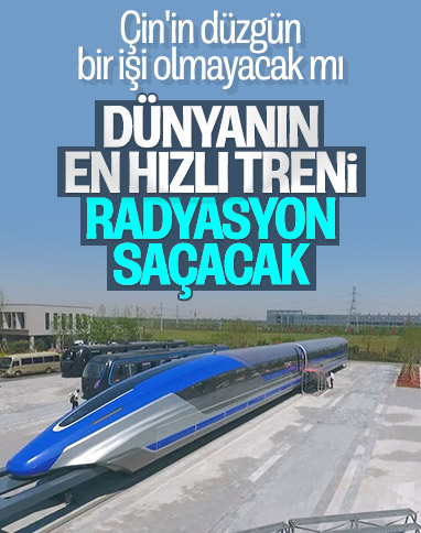 Dünyanın en hızlı treninde radyasyon tehlikesi var