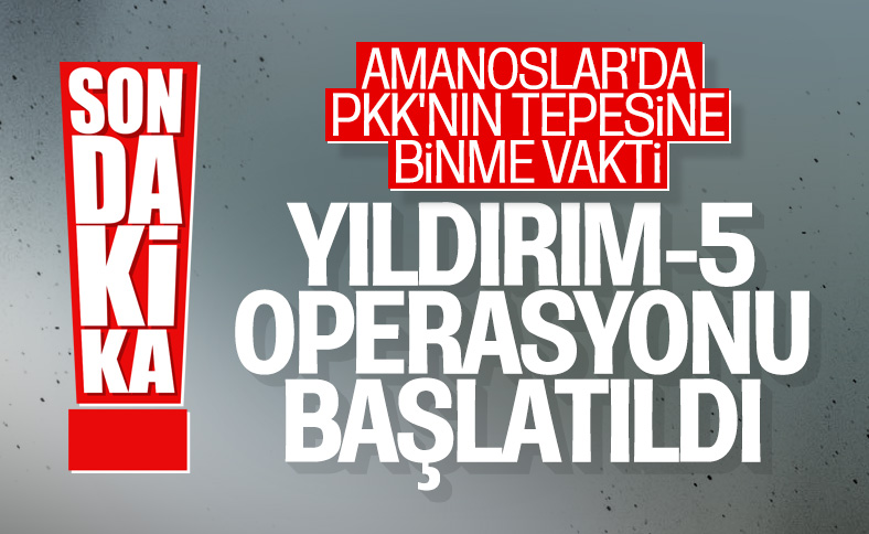 Amanoslar'da Yıldırım-5 operasyonu başladı