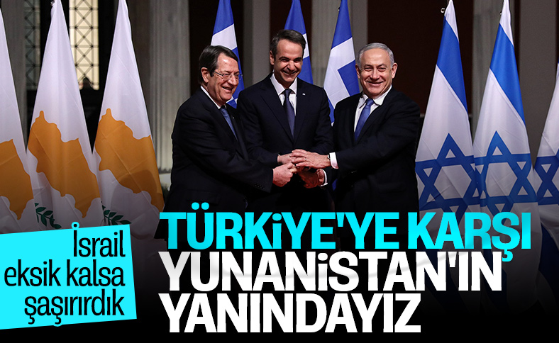 İsrail'den Doğu Akdeniz'de Yunanistan'a destek