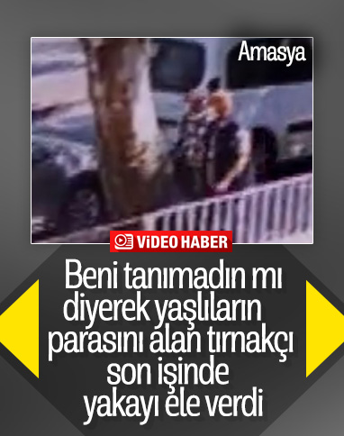 Amasya’da yaşlıları dolandıran tırnakçı yakalandı
