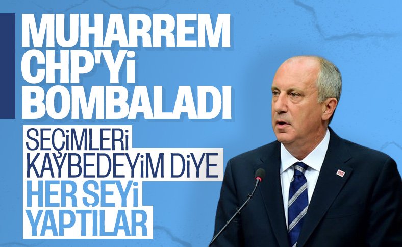 Muharrem İnce: Konuşma sırası bende