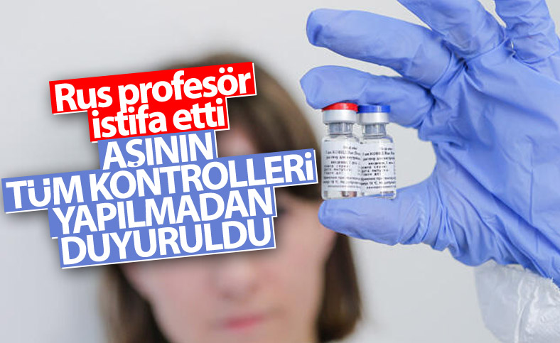 Rus korona aşısının güvenirliğini sorgulatacak istifa