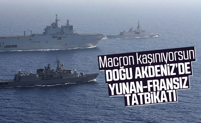 Yunanistan ve Fransa, Doğu Akdeniz'de tatbikat düzenledi