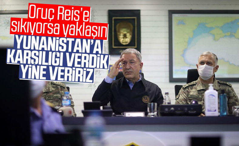 Hulusi Akar: Gemilerimize müdahale karşılıksız kalmadı