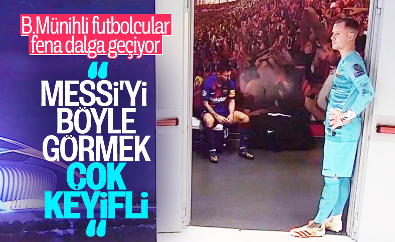Goretzka: Messi'yi böyle gördüğüm için keyif aldım