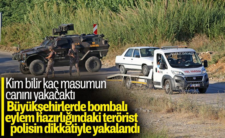 Eylem hazırlığındaki terörist Adana'da yakalandı