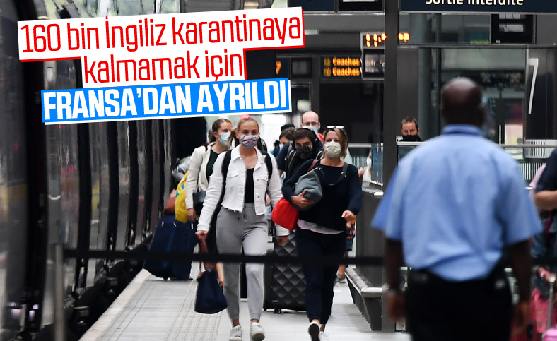 Fransa'da 160 bin İngiliz turist ülkeden ayrıldı