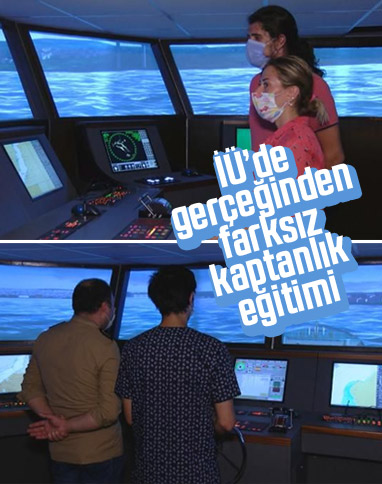 İÜ'de gemi simülatöründe uygulamalı kaptanlık eğitimi
