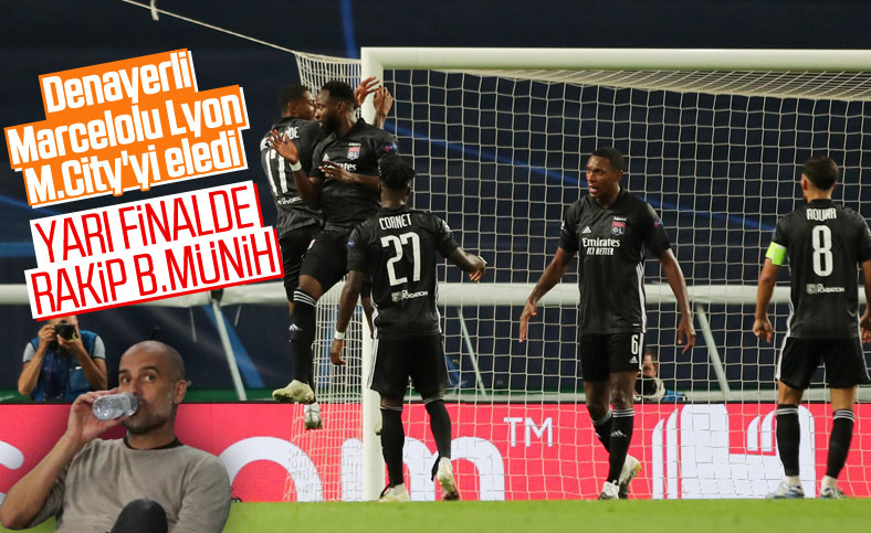 Lyon, Manchester City'i 3-1 mağlup etti