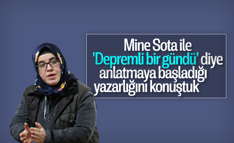 Mine Sota ile yazarlığı üzerine söyleştik
