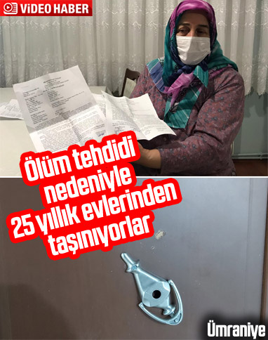 Ümraniye'de bir aile komşuları yüzünden evinden ayrılıyor