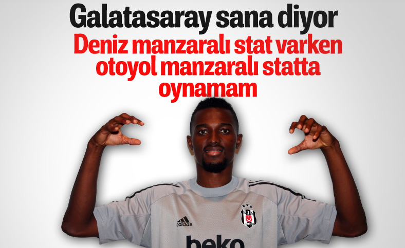 Beşiktaş'tan, Galatasaray'a göndermeli Mensah duyurusu