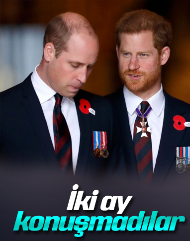 Prens Harry ve Prens William iki ay konuşmadı iddiası