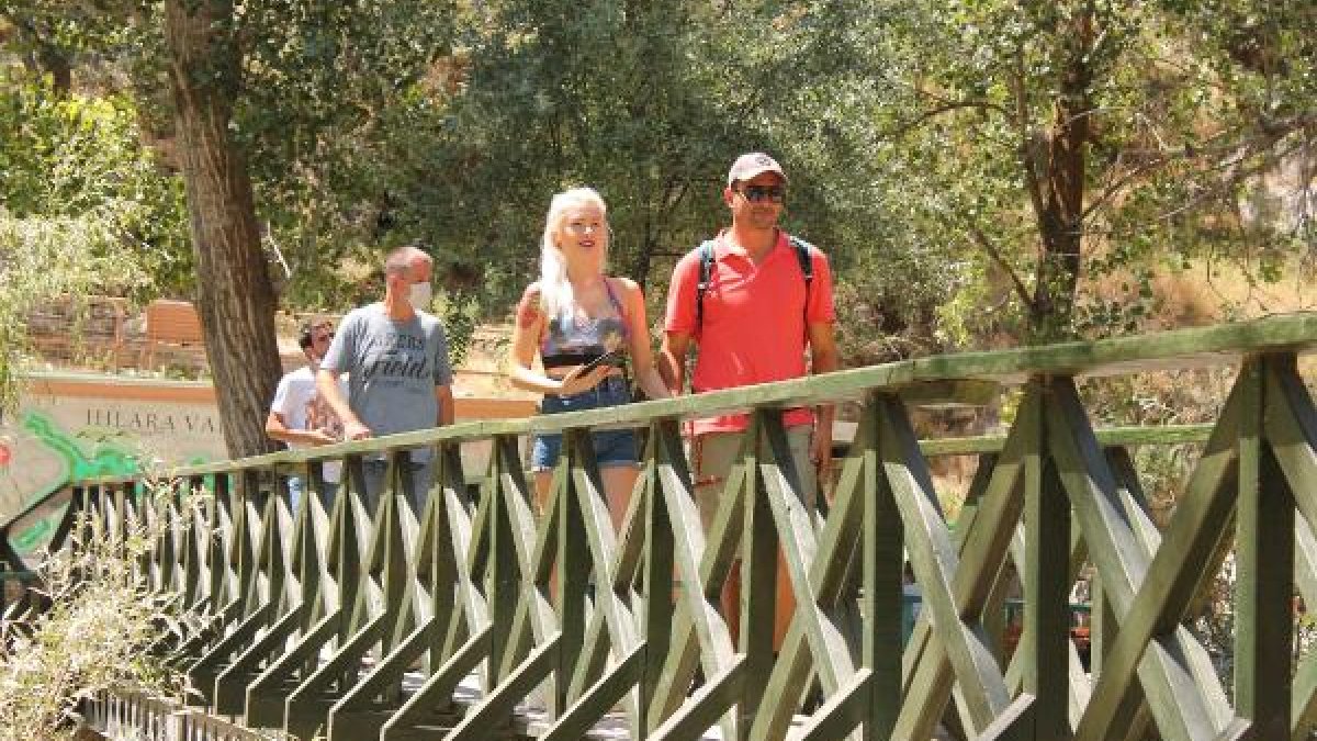 Ihlara Vadisi’nde turist yoğunluğu