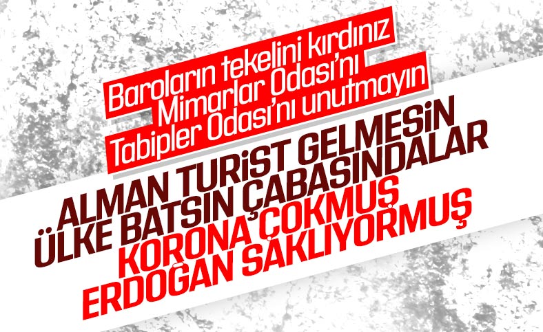 Bild, TTB'yi kaynak göstererek 'Türkiye'ye tatile gitmeyin' dedi