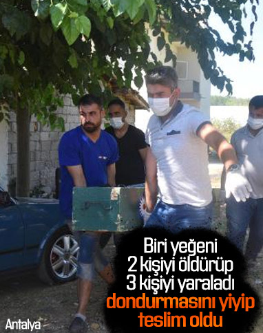 Antalya'da 2 kişiyi öldüren şahıs teslim oldu