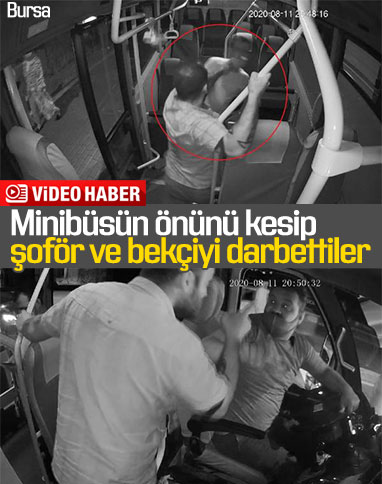 Bursa'da minibüs şoförü ve mahalle bekçisi darbedildi