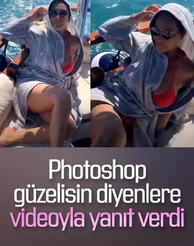 Hülya Avşar’dan photoshop iddialarına videolu yanıt