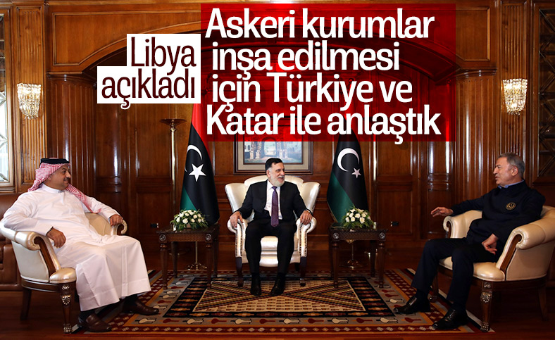 Libya, askeri kurumlar inşa edilmesi için Türkiye ve Katar ile anlaştı