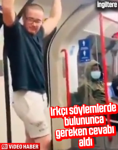 Londra Metrosu'nda ırkçılık yapan kişi darbedildi
