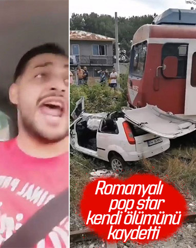 Romanyalı pop star Tavy Pustiu, öldüğü kazayı kaydetti
