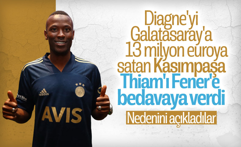 Kasımpaşa: Thiam'ı F.Bahçe'ye bedavaya verdik