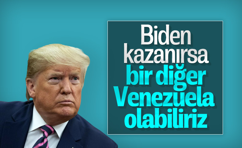 Trump: Biden kazanırsa, bir diğer Venezuela olabiliriz