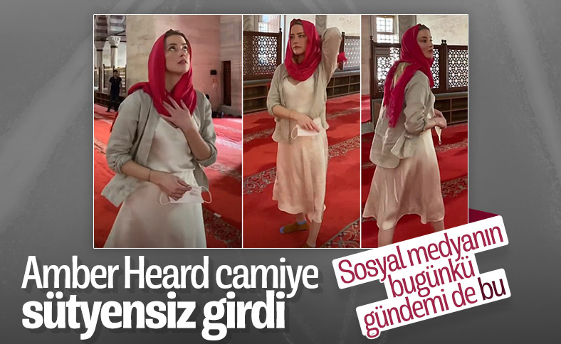 Amber Heard camide sütyen takmayınca linç edildi