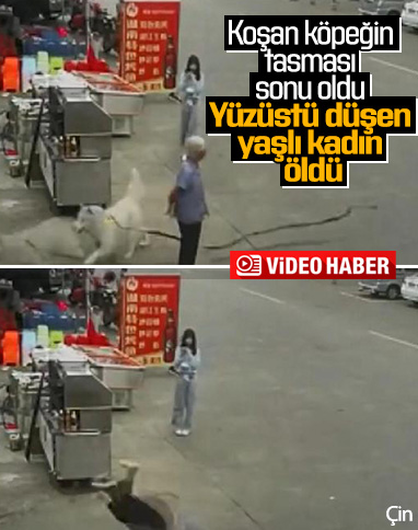 Çin'de ayağına tasma takılan kadın yere düşüp, öldü