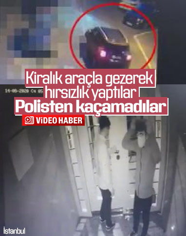 Beylikdüzü'nde kiralık otomobille hırsızlık yapan şüpheliler